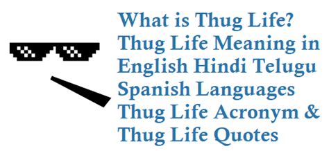 thug en español|thug meaning in spanish.